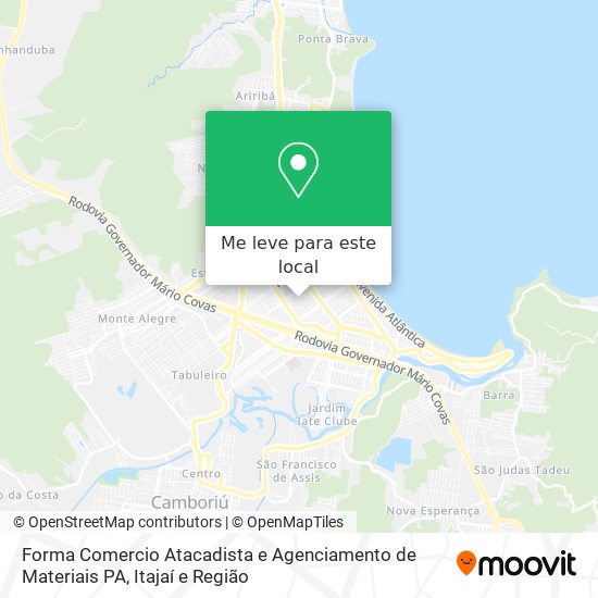 Forma Comercio Atacadista e Agenciamento de Materiais PA mapa