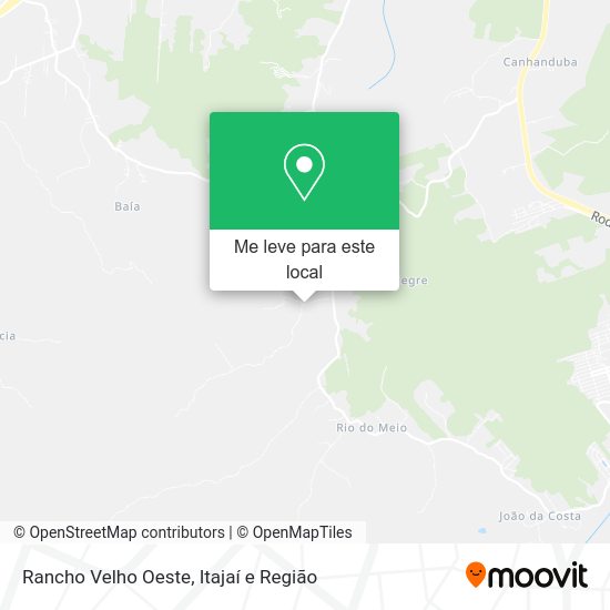 Rancho Velho Oeste mapa