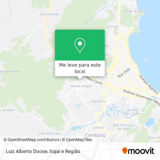 Luiz Alberto Doose mapa