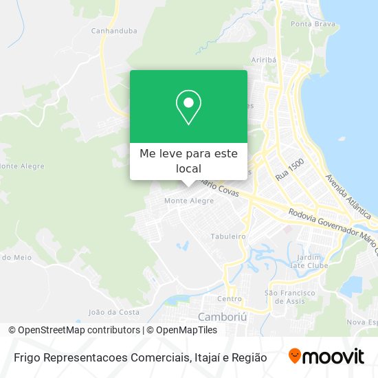 Frigo Representacoes Comerciais mapa