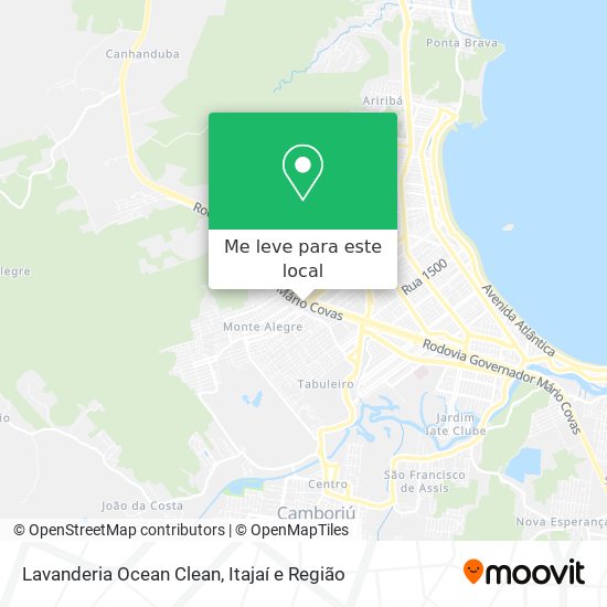 Lavanderia Ocean Clean mapa