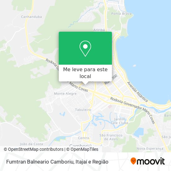 Fumtran Balneario Camboriu mapa