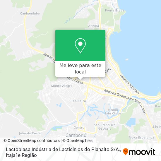 Lactoplasa Indústria de Lacticínios do Planalto S / A. mapa