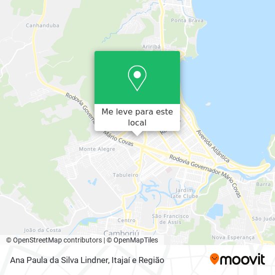 Ana Paula da Silva Lindner mapa