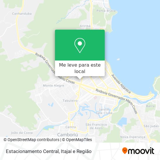 Estacionamento Central mapa
