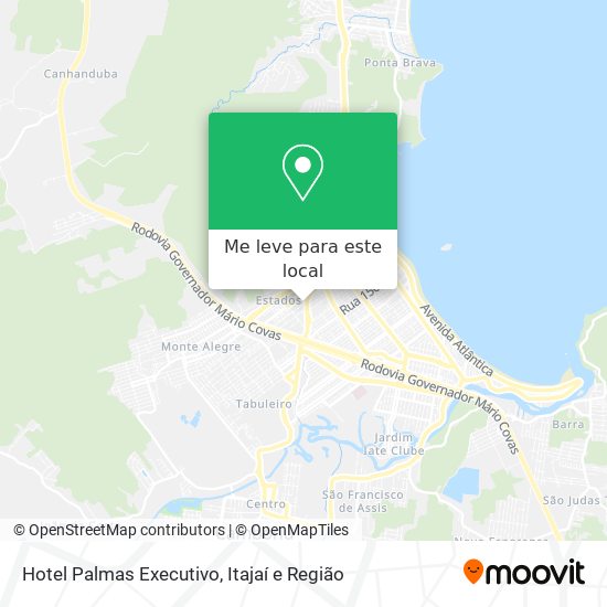 Hotel Palmas Executivo mapa