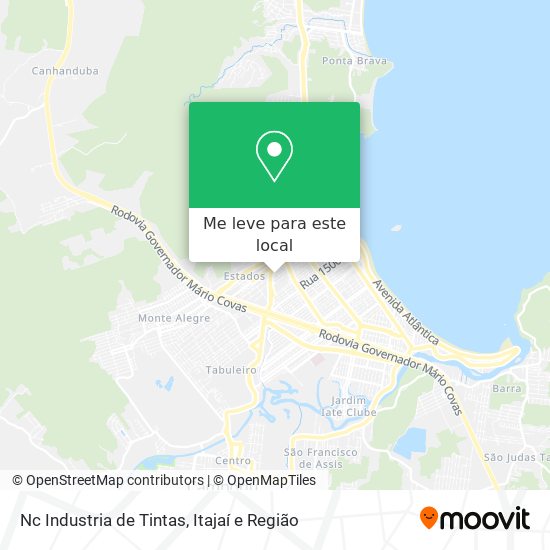 Nc Industria de Tintas mapa