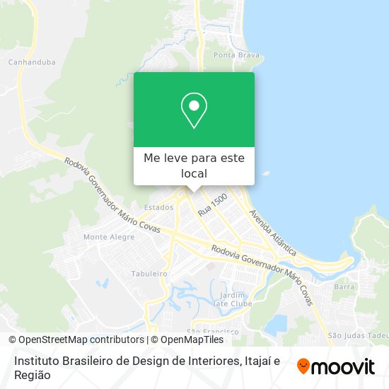 Instituto Brasileiro de Design de Interiores mapa