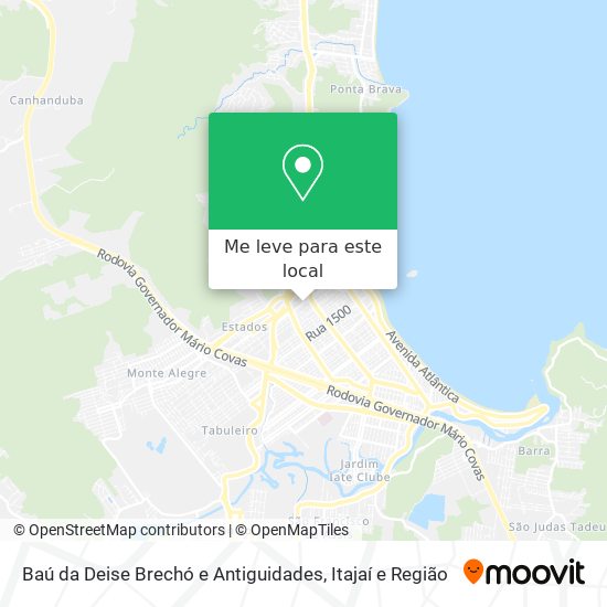 Baú da Deise Brechó e Antiguidades mapa