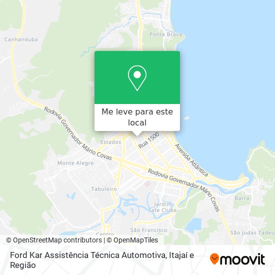 Ford Kar Assistência Técnica Automotiva mapa