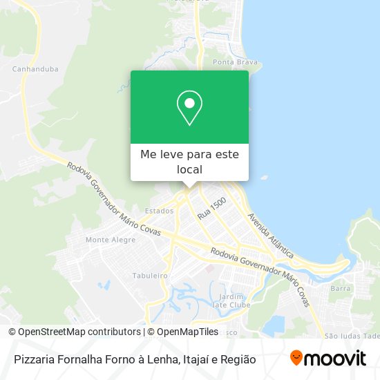 Pizzaria Fornalha Forno à Lenha mapa