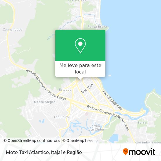 Moto Taxi Atlantico mapa