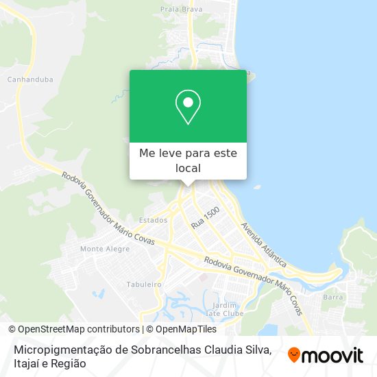Micropigmentação de Sobrancelhas Claudia Silva mapa
