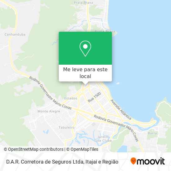 D.A.R. Corretora de Seguros Ltda mapa