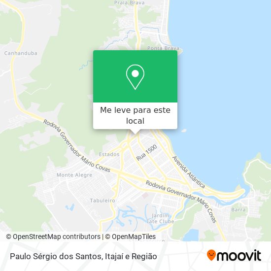 Paulo Sérgio dos Santos mapa