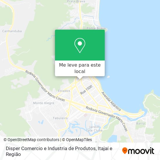 Disper Comercio e Industria de Produtos mapa