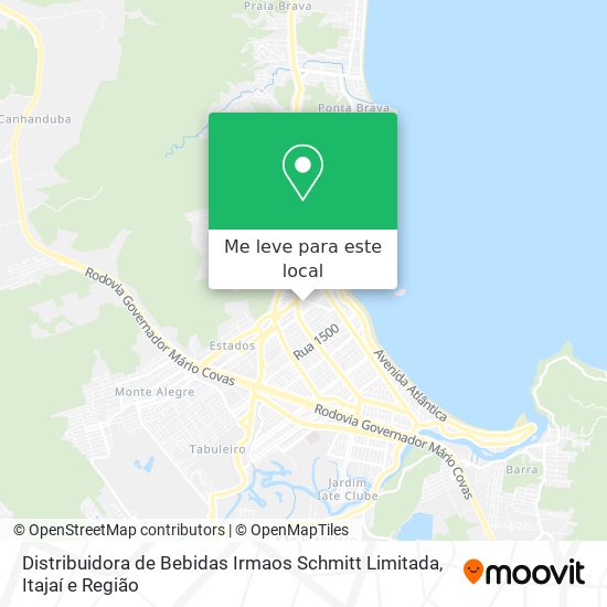 Distribuidora de Bebidas Irmaos Schmitt Limitada mapa