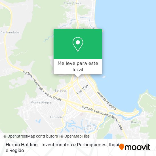 Harpia Holding - Investimentos e Participacoes mapa