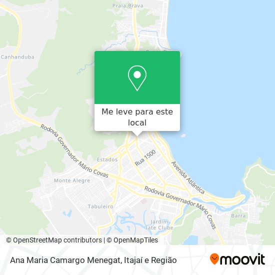 Ana Maria Camargo Menegat mapa