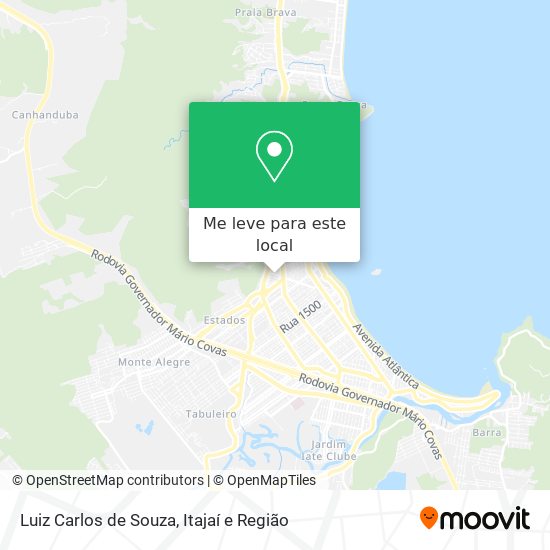 Luiz Carlos de Souza mapa