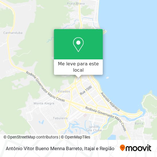 Antônio Vitor Bueno Menna Barreto mapa