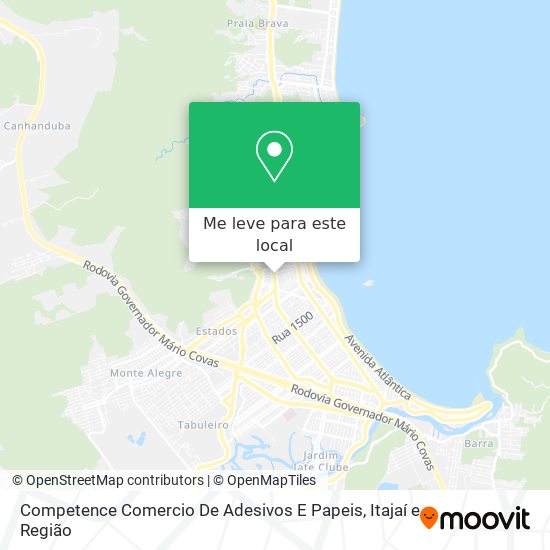 Competence Comercio De Adesivos E Papeis mapa