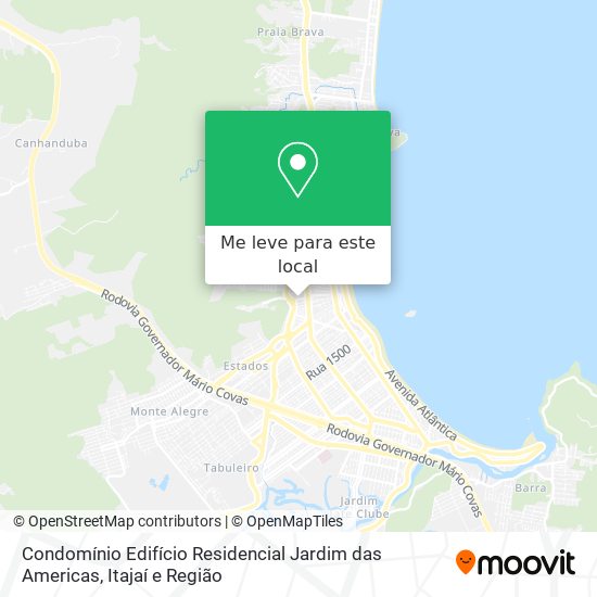 Condomínio Edifício Residencial Jardim das Americas mapa