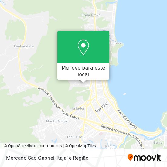 Mercado Sao Gabriel mapa