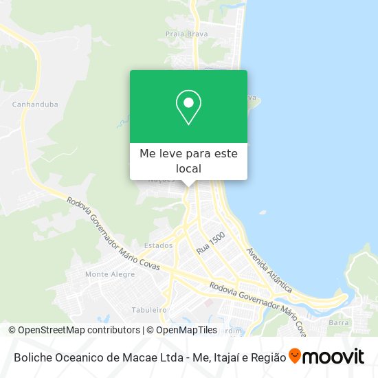 Boliche Oceanico de Macae Ltda - Me mapa