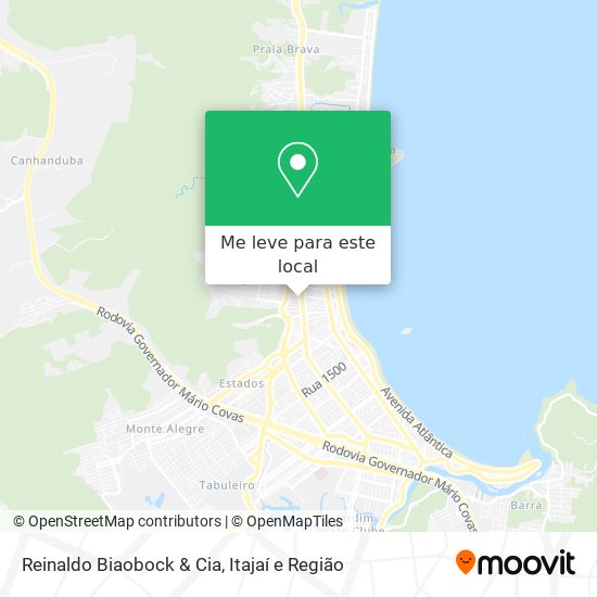 Reinaldo Biaobock & Cia mapa