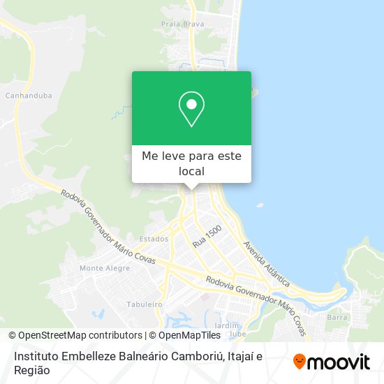Instituto Embelleze Balneário Camboriú mapa
