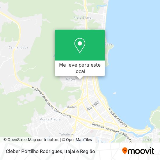 Cleber Portilho Rodrigues mapa