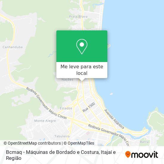 Bcmaq - Máquinas de Bordado e Costura mapa