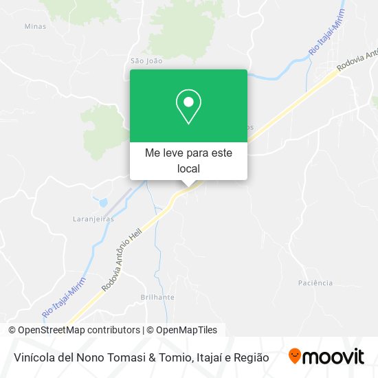 Vinícola del Nono Tomasi & Tomio mapa