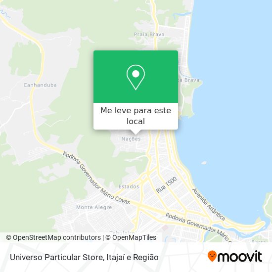 Universo Particular Store mapa