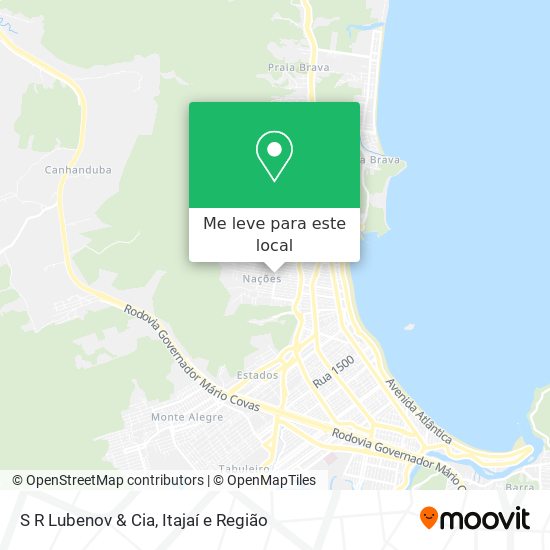 S R Lubenov & Cia mapa