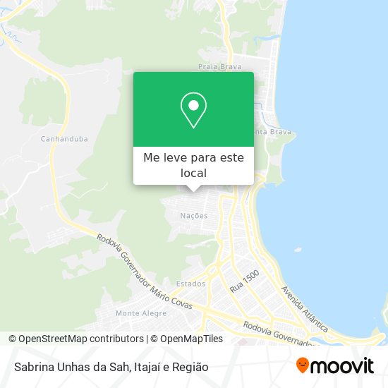 Sabrina Unhas da Sah mapa