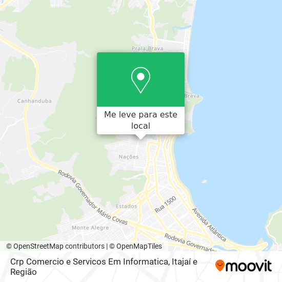 Crp Comercio e Servicos Em Informatica mapa