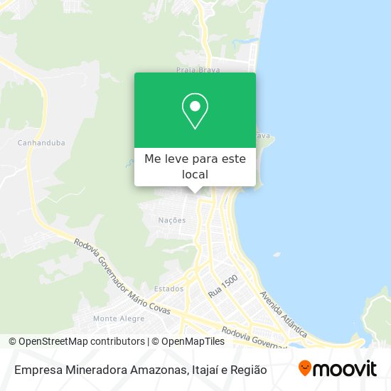 Empresa Mineradora Amazonas mapa