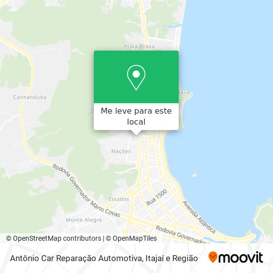 Antônio Car Reparação Automotiva mapa