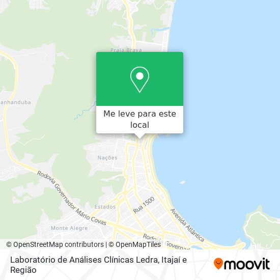 Laboratório de Análises Clínicas Ledra mapa