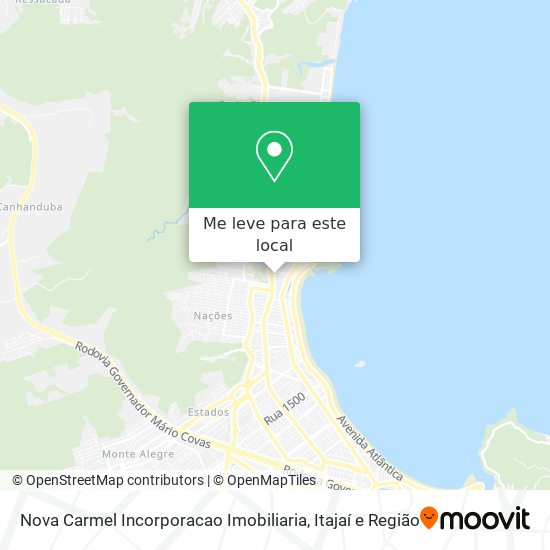 Nova Carmel Incorporacao Imobiliaria mapa