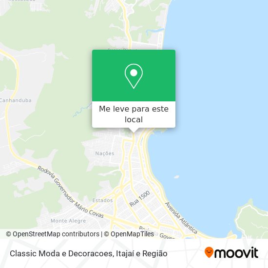 Classic Moda e Decoracoes mapa