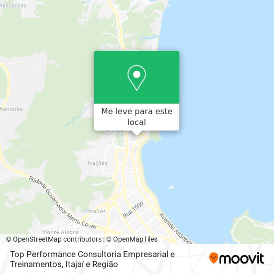 Top Performance Consultoria Empresarial e Treinamentos mapa