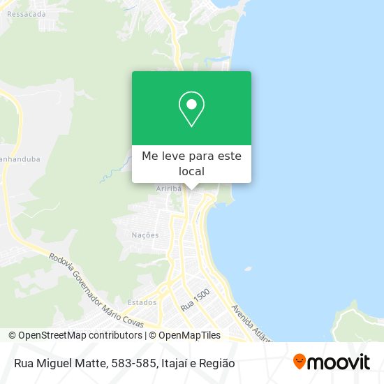 Rua Miguel Matte, 583-585 mapa