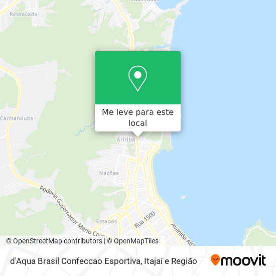 d'Aqua Brasil Confeccao Esportiva mapa