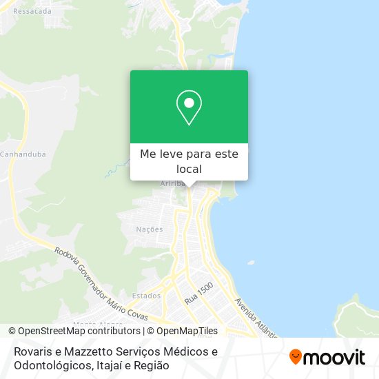 Rovaris e Mazzetto Serviços Médicos e Odontológicos mapa