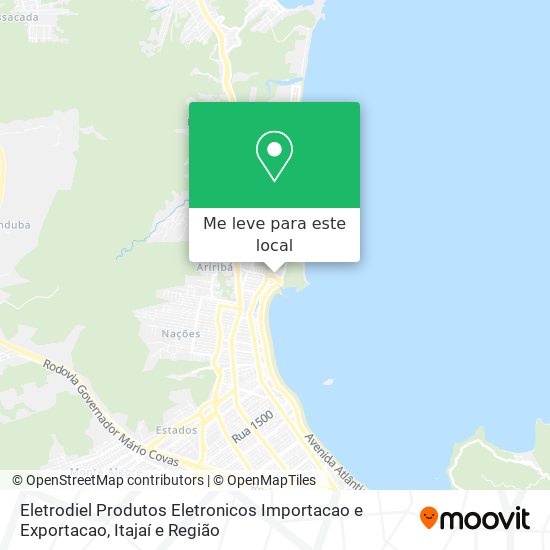 Eletrodiel Produtos Eletronicos Importacao e Exportacao mapa