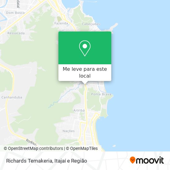 Richards Temakeria mapa