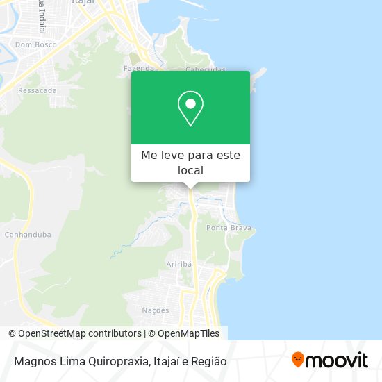 Magnos Lima Quiropraxia mapa